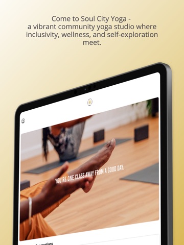 The Soul City Yoga iPad screenshot