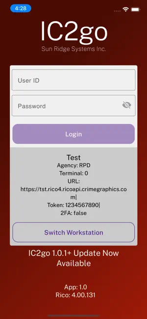 IC2go Application screenshot 1