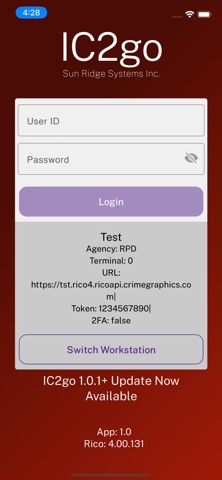 IC2go Application Screenshot 1 of 3
