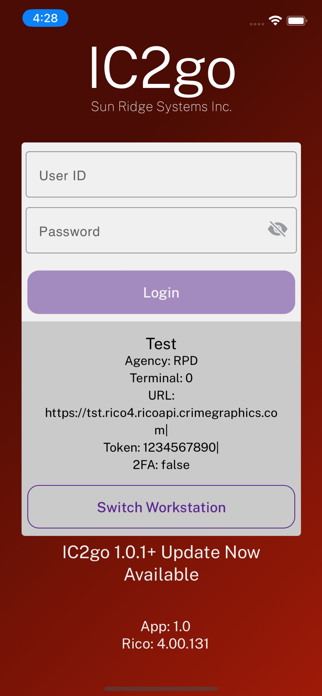 IC2go Application Screenshot 1 of 3