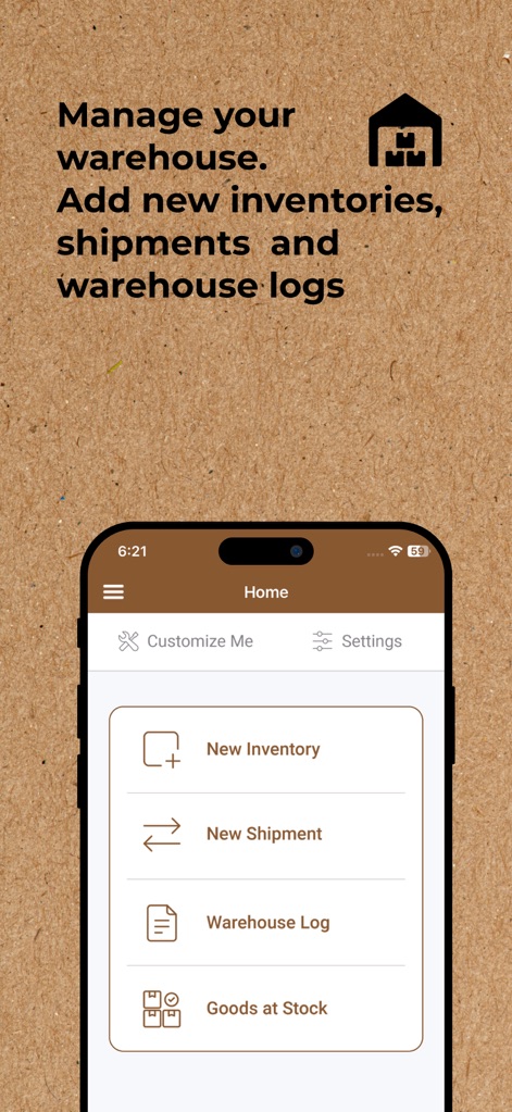 Warehouse Inventory & Shipment - Business App | MWM
