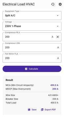 App screenshot