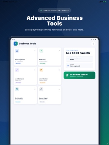 Business Loan Calculator Pro iPad screenshot