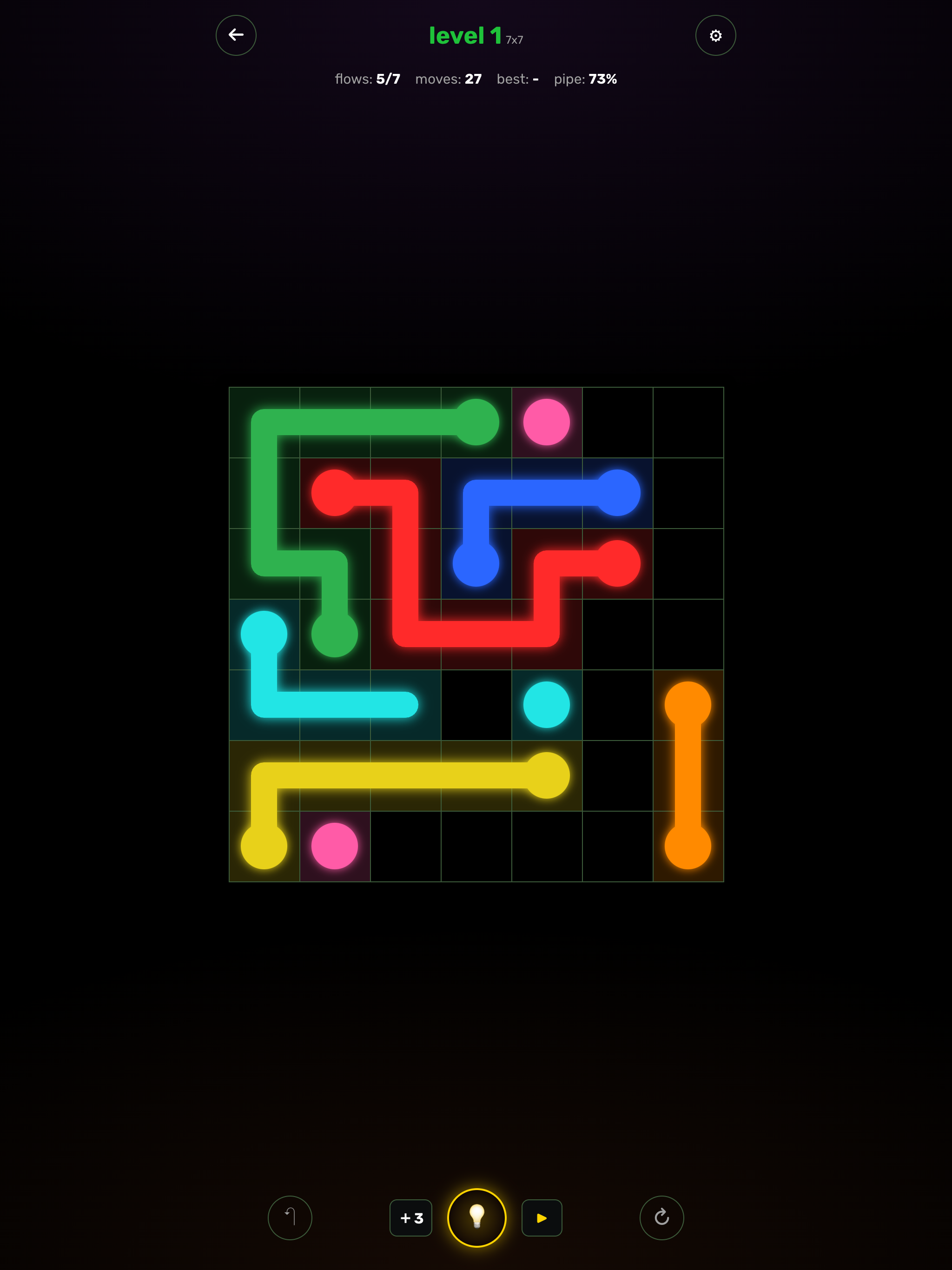Dot Connect: Neon Flow