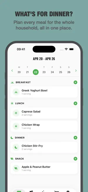 MyMenu Meal Planner screenshot 1