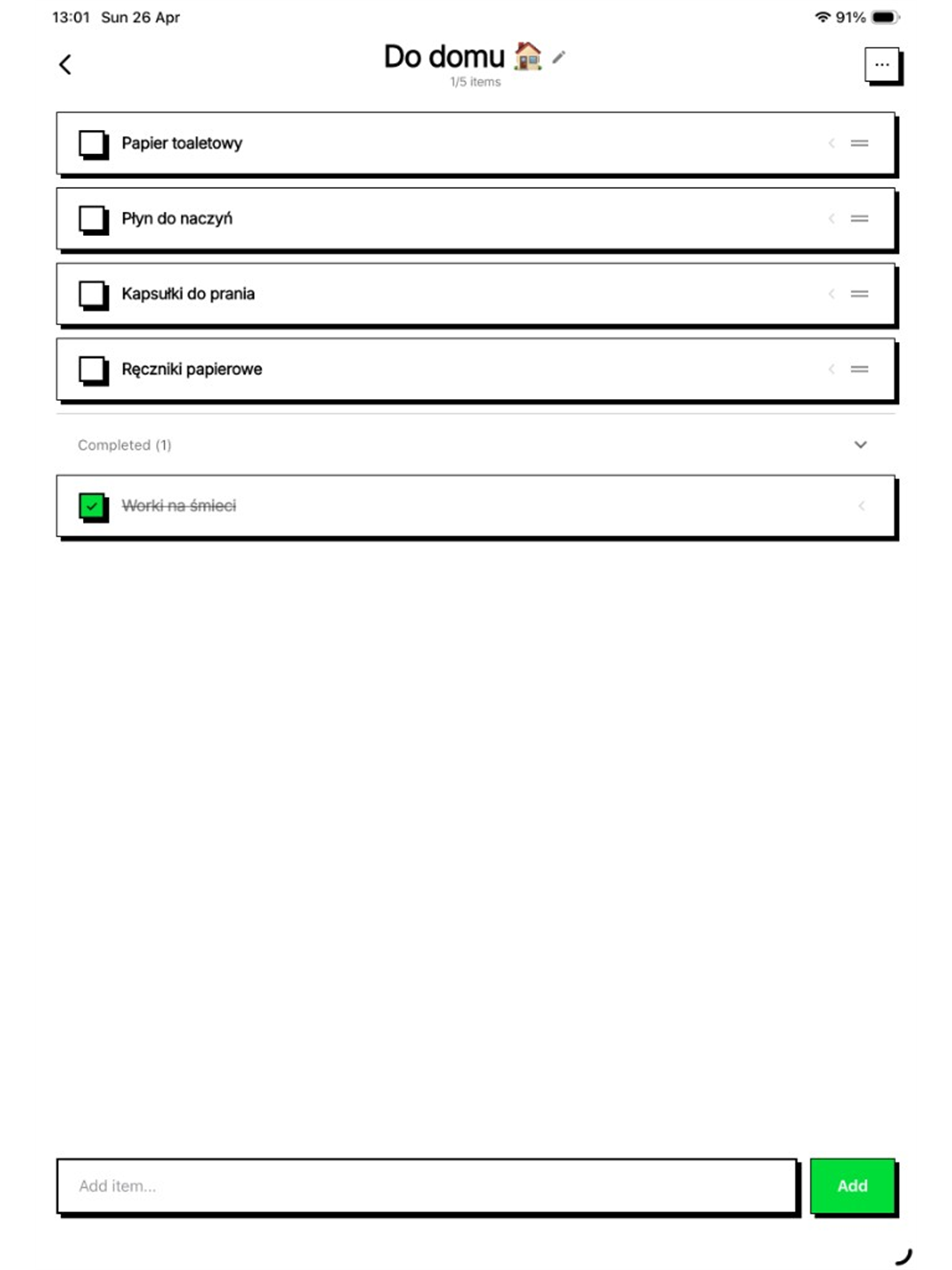 Shoppit - Just a Shopping List