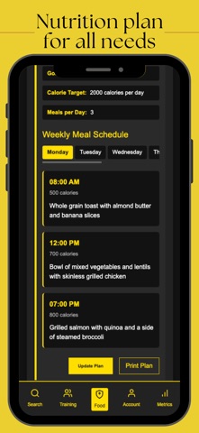 Fitness AI - Program Generator screenshot