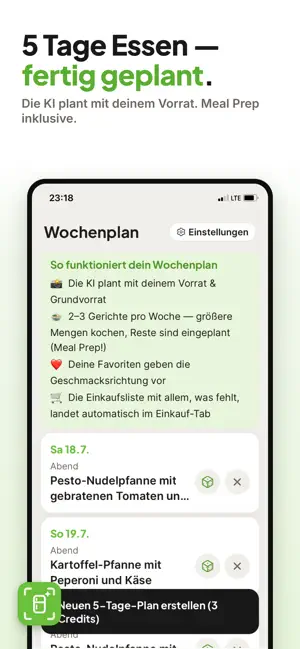 WOCHENKOCH: KI-Essensplaner screenshot 4
