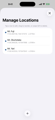 FujiCompass screenshot