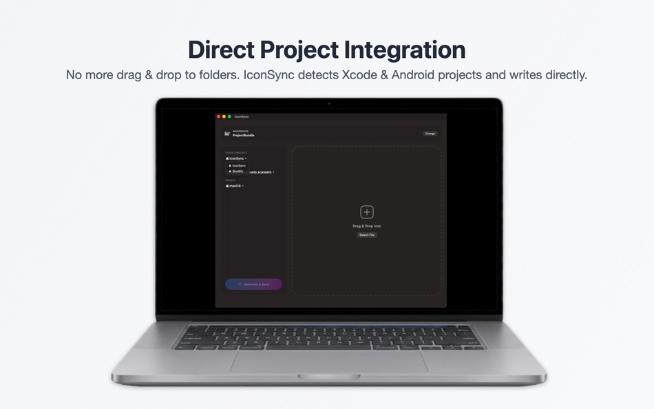 #2. IconSync: Icon Resizer & Sync (macOS) 由: HAKAN OZGER