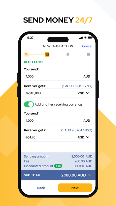 Hai Ha Money Transfer Screenshot
