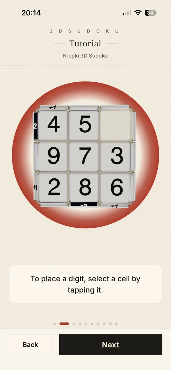 Screenshot #3 pour Kropki 3D Sudoku