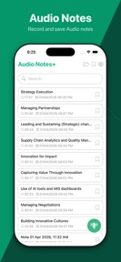 Audio Notes+ screenshot