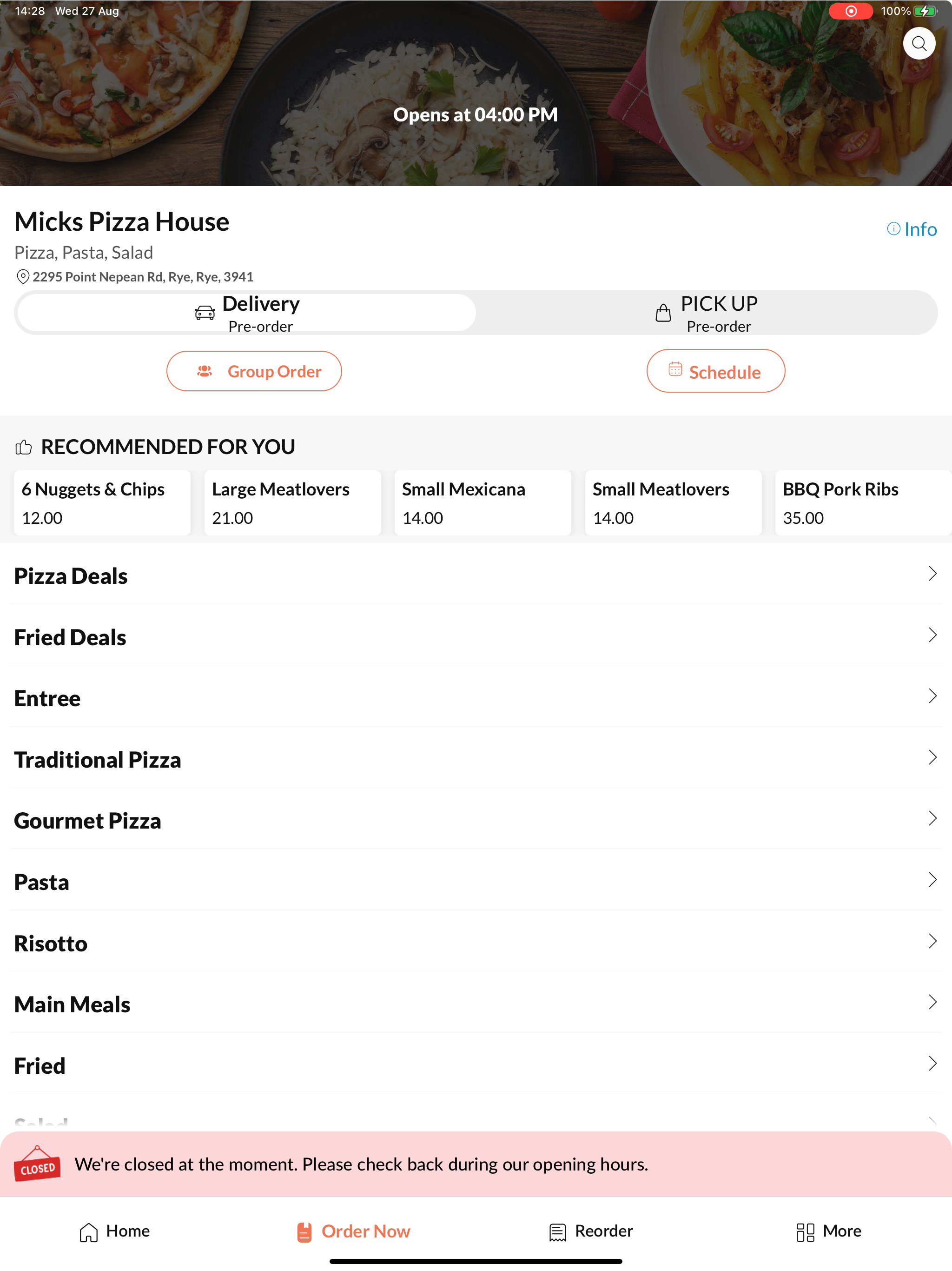 Micks Pizza House
