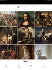 audio guide louvre museum ipad resimleri 2