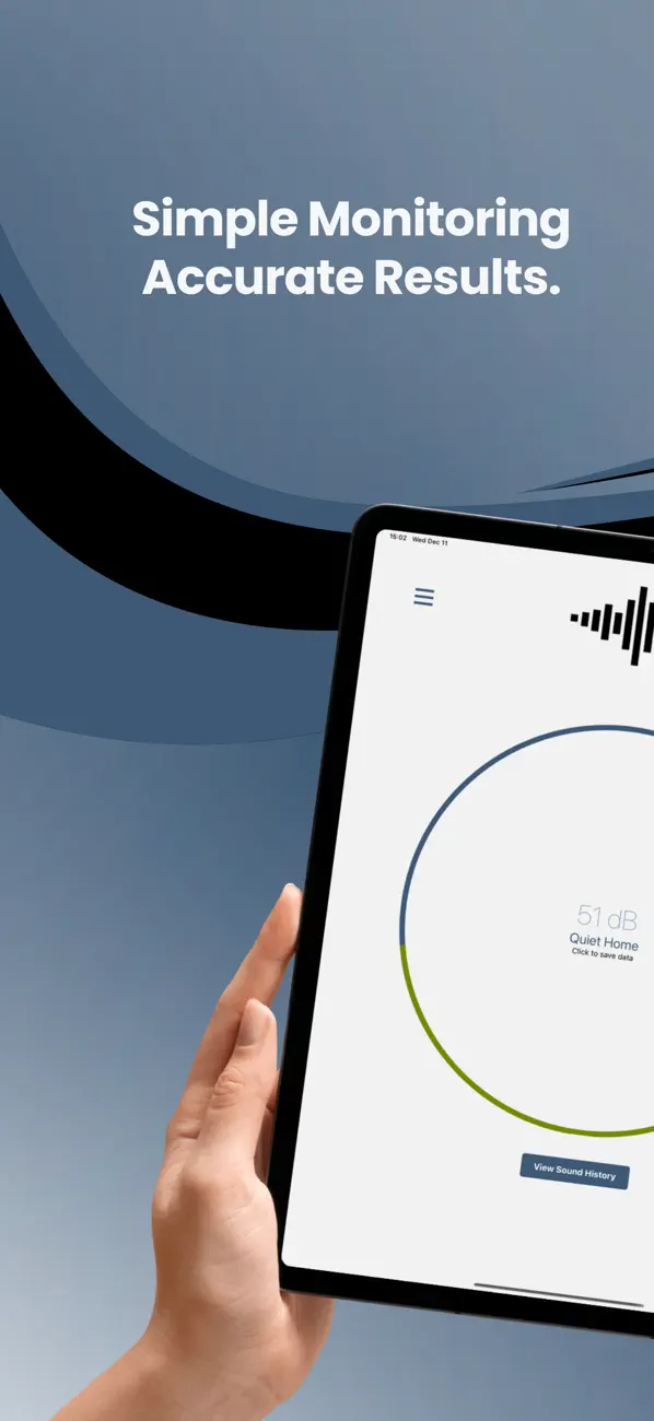 Screenshot #2 pour dbMeter - Decibel Level Meter
