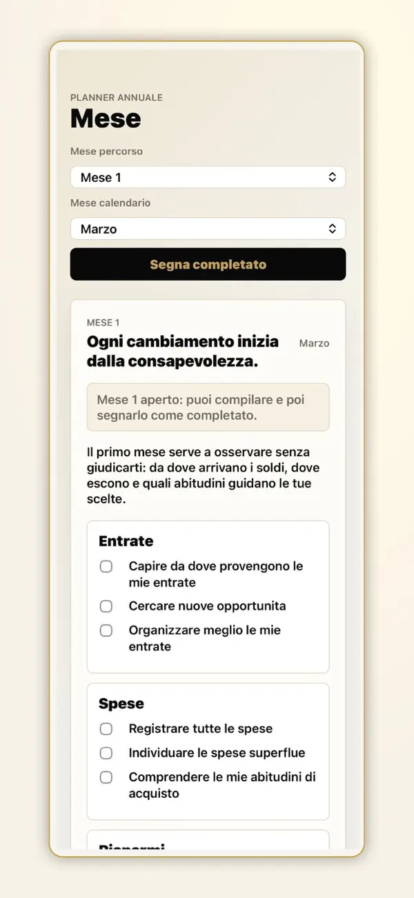 Screenshot #2 pour Il Mio Anno Finanziario