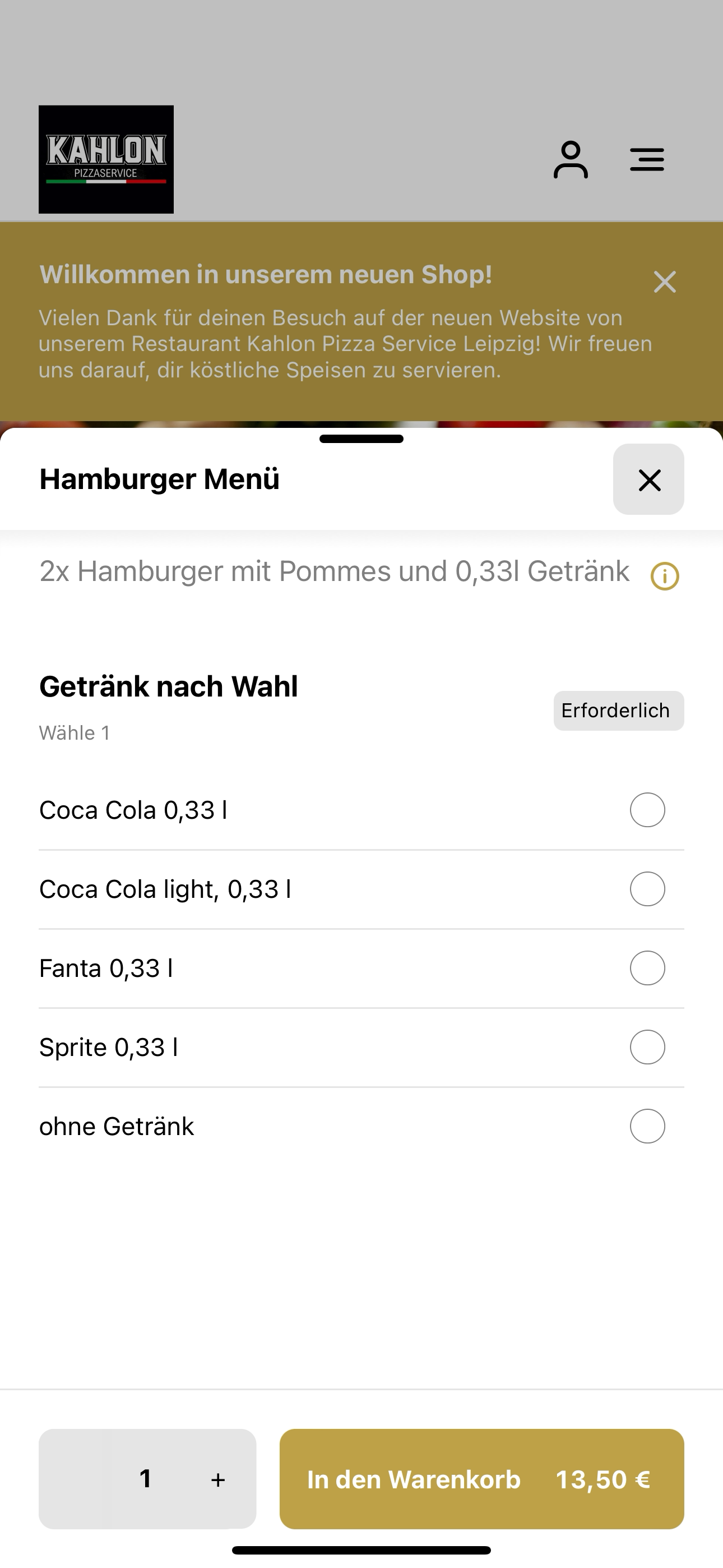 Kahlon Pizza Service Leipzig screenshot 4