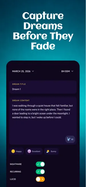 DreamLog – Lucid Dream Journal screenshot 3