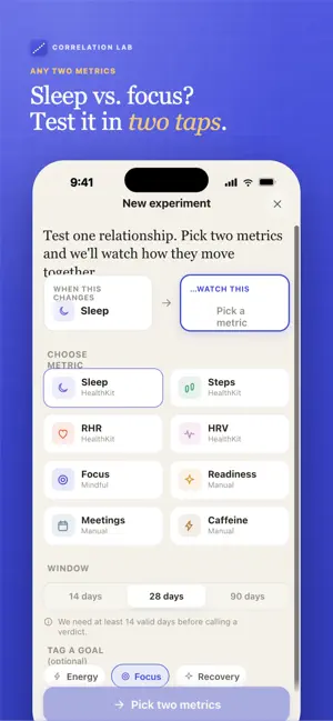 Correlation Lab: Health Test screenshot 3