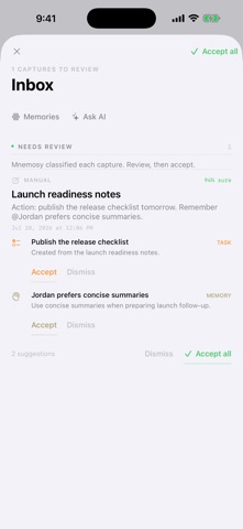 Mnemosy screenshot