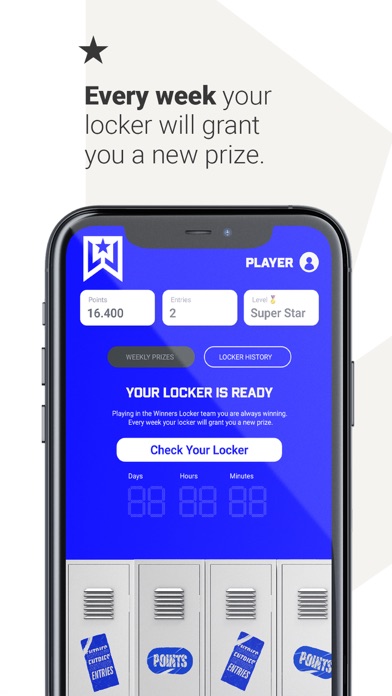 Winners Locker Screenshot