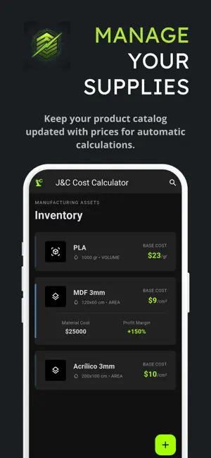 J&C Cost Calculator screenshot 2