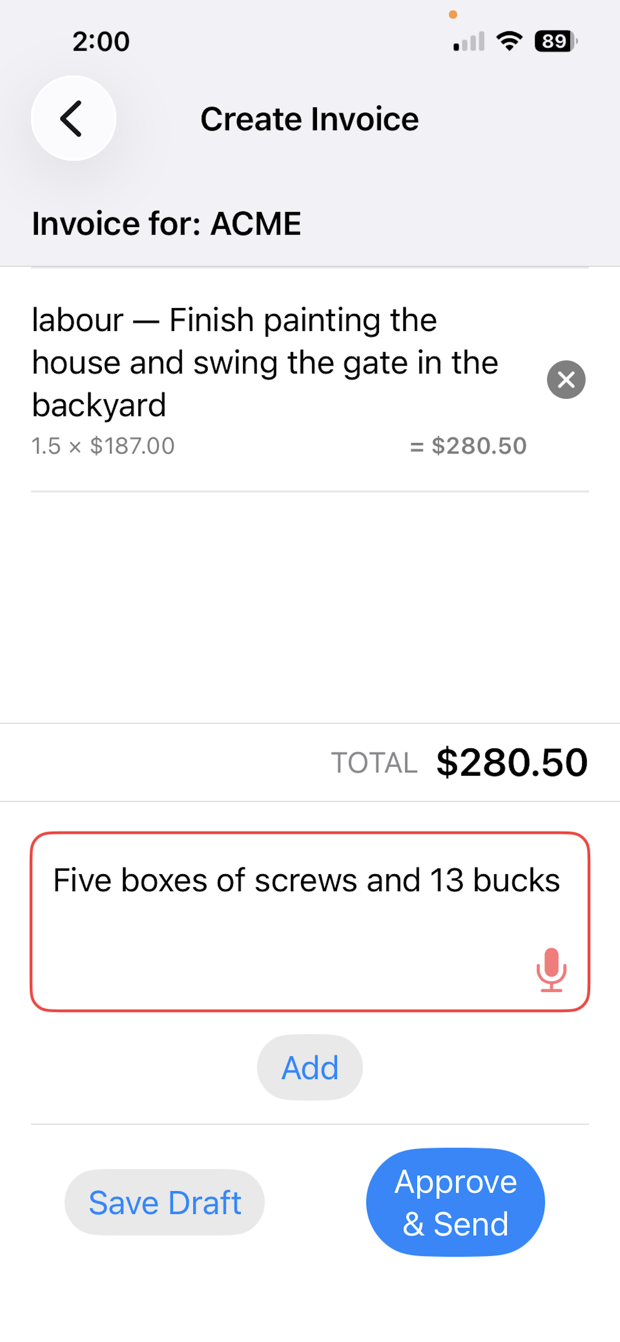 Sage Link Accounts screenshot 3