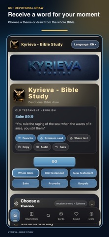 Bible Study: Kyrieva iPhone screenshot