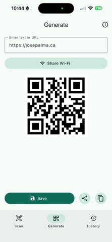 QRCode Scan And Generate screenshot