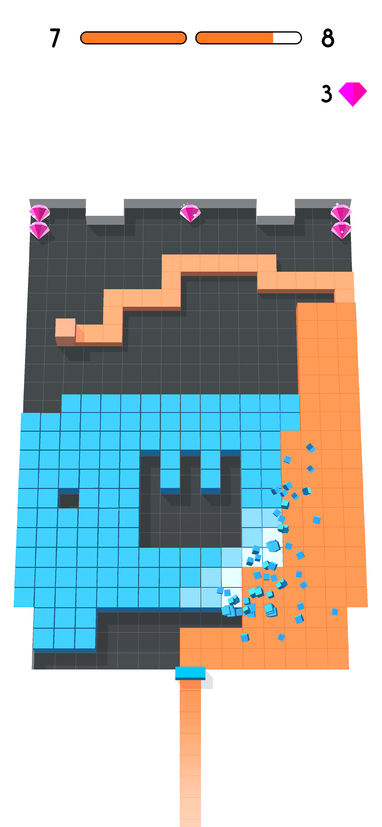 Color Fill 3D: Maze Game