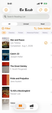 To Read - Reading List Screenshot 1 of 3