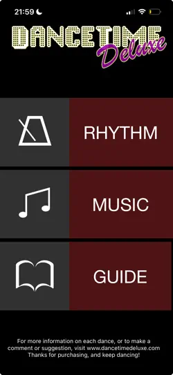 Screenshot von DanceTime Deluxe auf dem iPhone 1