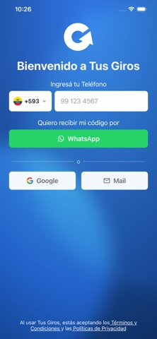 Tus Giros iPhone screenshot