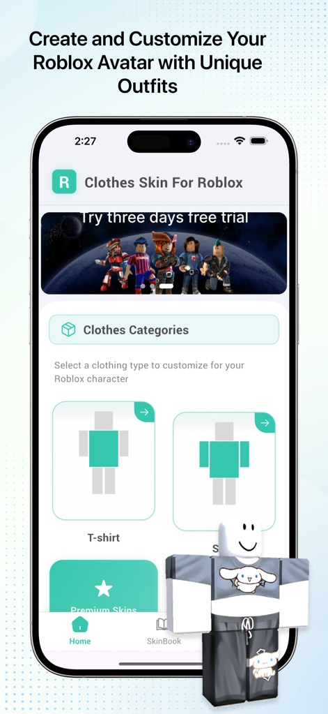 Clothes Skin For Roblox - Productivity App | MWM