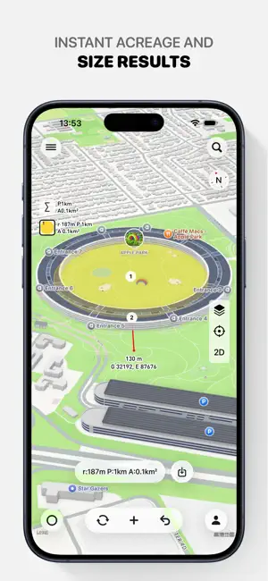 Planimeter: Area & Distance screenshot 3