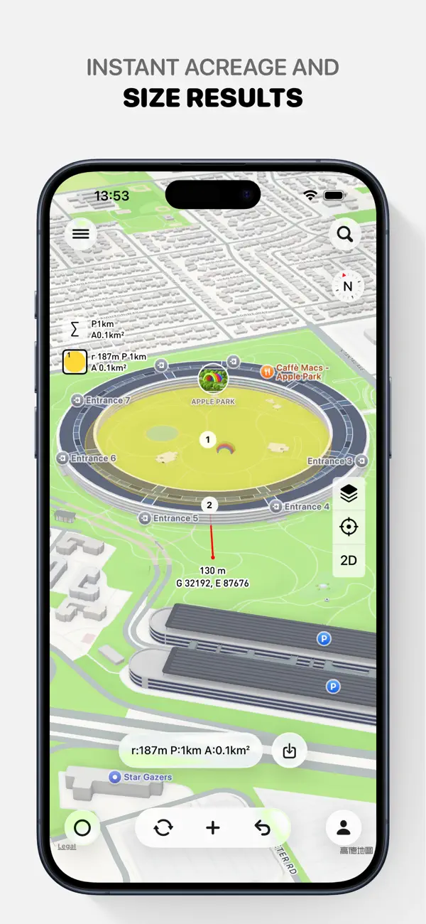 Screenshot #3 pour Planimètre : Mesure de carte
