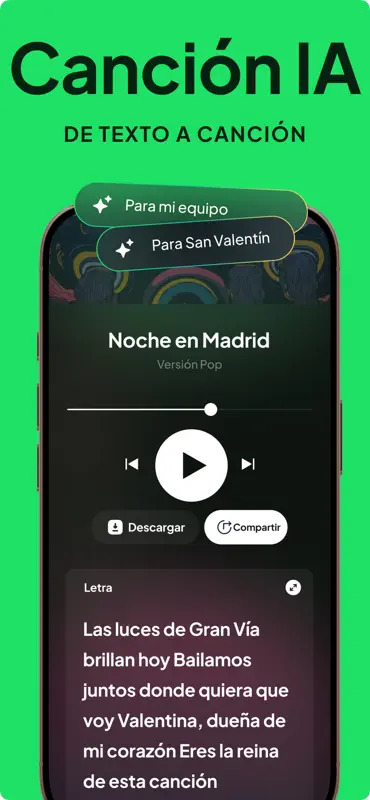Songi AI: Crear música con IA screenshot 2 of 6