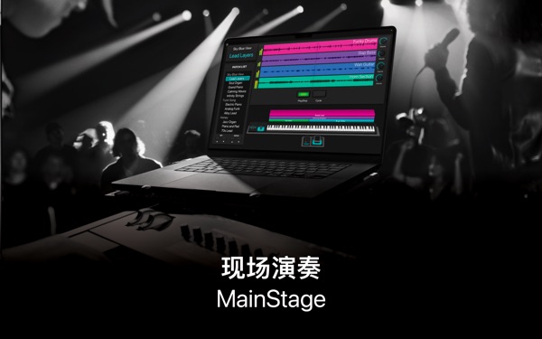 【图】MainStage: 现场演奏(截图1) 【图】MainStage: 现场演奏(截图1)