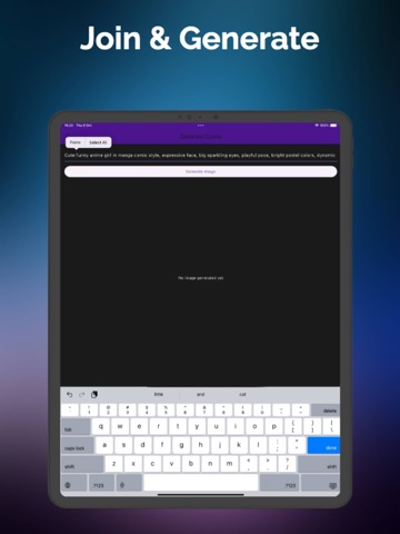 Imagin AI : Image Generator iPad screenshot