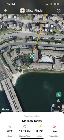 Qibla Finder One iPhone screenshot