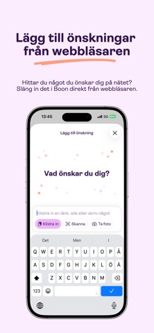 Boon - önskelista & presenter iPhone screenshot 5