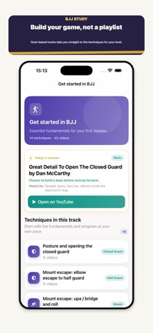 BJJ Study: Jiu-Jitsu App Screenshot 2 of 6