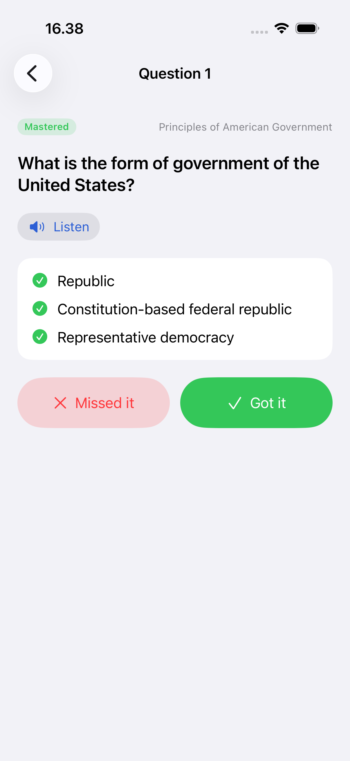 Citizenship Test 2026: USCIS screenshot 3