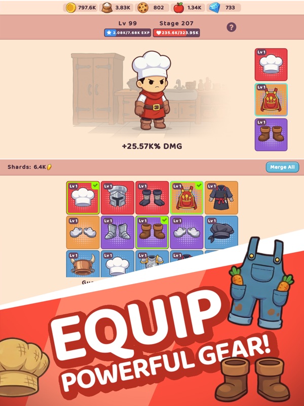 Knife Hero: Idle RPG screenshot 11