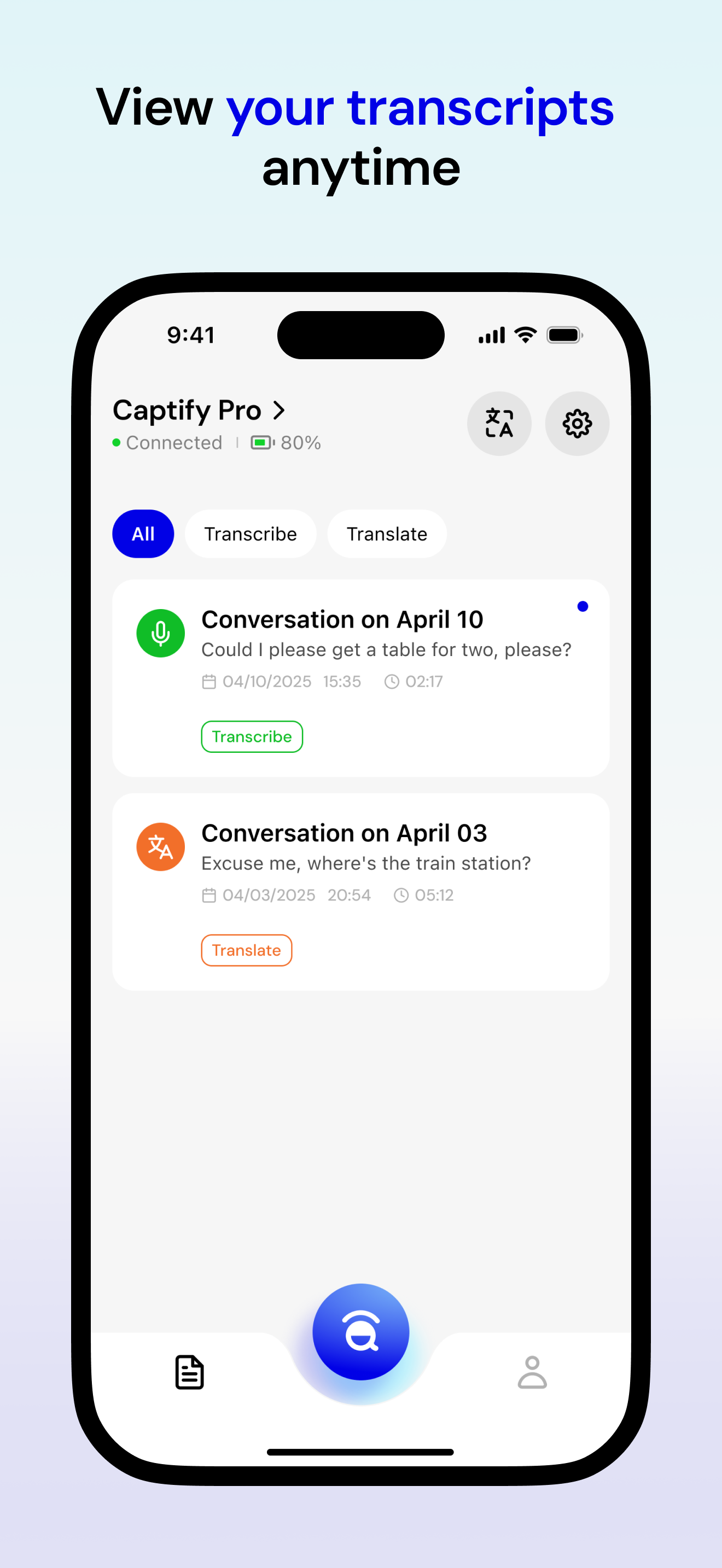 Captify Glass