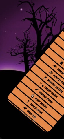Spooky Halloween Sounds app screenshot