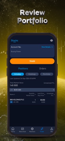 Krungsri Securities iGlobal screenshot