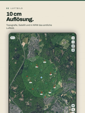 Revierfunk: Live Karte Jagd iPad screenshot