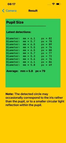 Smart Pupilometer Screenshot 2 of 3